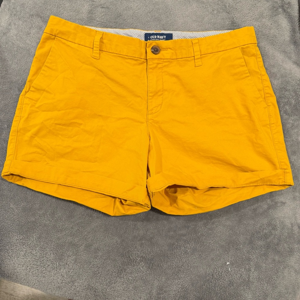 Old Navy Women's Mustard Yellow Shorts